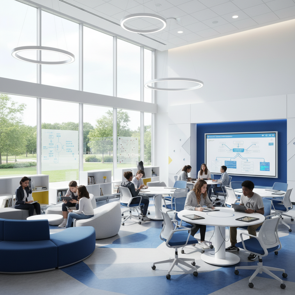 Students collaborating